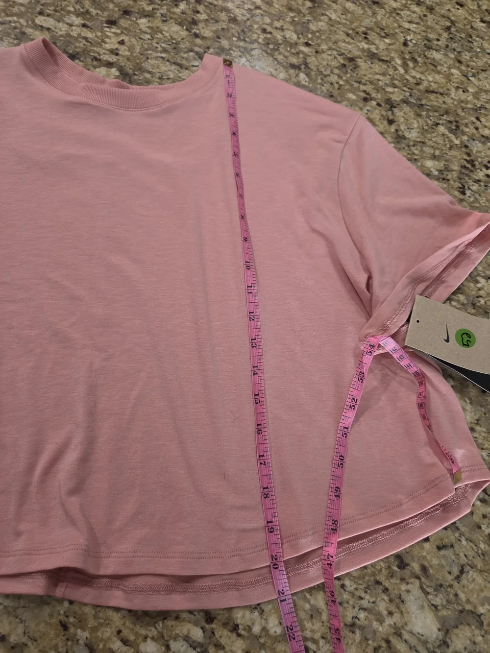 Nike Women's Dusty Rose Short-Sleeve Crewneck Tee